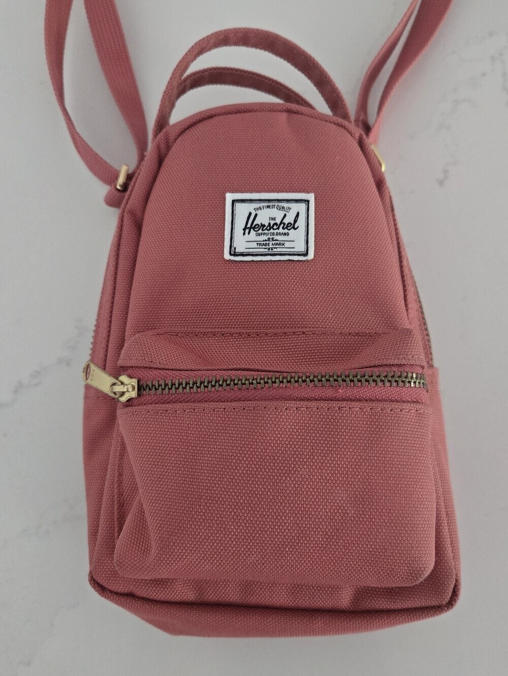 Herschel Nova Crossbody Backpack Mini Bag Purse Coral Pink Dusty Cedar Girls - Picture 2 of 6